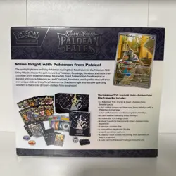 Pokemon Center Exclusive Paldean Fates ETB Sealed w/ Acrylic Case🔥 - Image 4