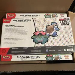 Pokemon Scarlet & Violet 151 Blooming Waters Premium Collection Box Lot of 9 - Image 2