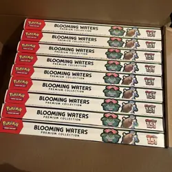 Pokemon Scarlet & Violet 151 Blooming Waters Premium Collection Box Lot of 9 - Image 3