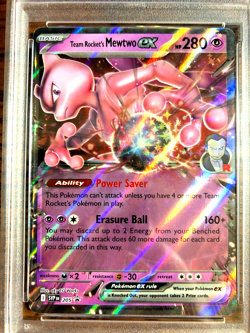 Team Rocket's Mewtwo EX Black Star Promo #205 - PSA MINT 9 - EX Box - Pokemon - Image 2
