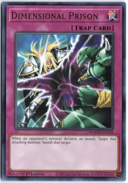 Yugioh - Dimensional Prison MAGO-EN158 1st Edition - Maximum Gold - Image 1