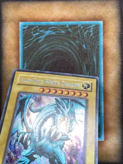 Yugioh Blue-Eyes White Dragon BPT-003 Secret Rare REVERSE SECRET MP - Image 3