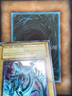 Yugioh Blue-Eyes White Dragon BPT-003 Secret Rare REVERSE SECRET MP - Image 4