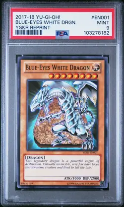 Yu-Gi-Oh! - Blue-Eyes White Dragon 2017 YSKR-EN001 PSA 9 - Image 1