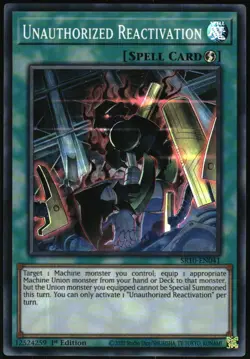 Yu-Gi-Oh! - Unauthorized Reactivation 2020 SR10-EN041 Super Rare 1st Edition - Image 1