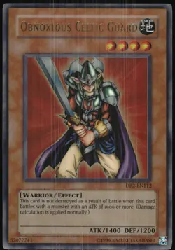 Yu-Gi-Oh! - Dark Beginnings 2 Obnoxious Celtic Guard 2005 DB2-EN112 Unlimited - Image 1
