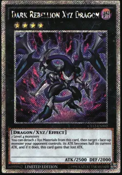 Yu-Gi-Oh! - 2015 Mega-Tins Dark Rebellion XYZ Dragon 2015 CT12-EN002 Limited - Image 1