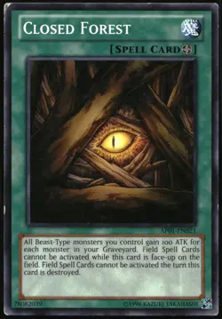Yu-Gi-Oh! - Astral Pack 1 Closed Forest 2012 AP01-EN021 Unlimited - Image 1