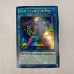 Yugioh! TCG Smoke Grenade of the Thief OP14-EN009 Super Rare NM Near Mint - Image 1