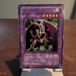 Yu-Gi-Oh! Fiend Skull Dragon Rare Unlimited DB2-EN154 LP - Image 1