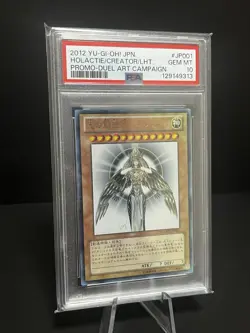 2012 Yu-Gi-Oh! Japanese Holactie Creator Promo Dual Art Campaign #JP001 PSA 10 - Image 3