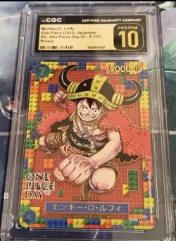 2025 ONE PIECE JPN PREMIUM COLLECTION ONE PIECE DAY MONKEY D. LUFFY CGC10 LEGO - Image 1