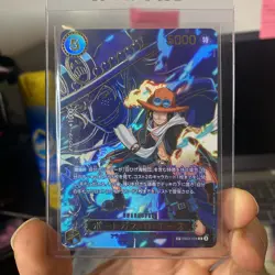 Portgas D. Ace (SP Alt Art) EB02-028 R Carrying on His Will - ONE PIECE Japanese - Image 1
