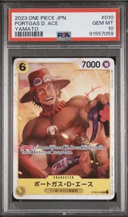 2023 One Piece Japanese PORTGAS D. ACE Yamato PSA 10 - Image 1