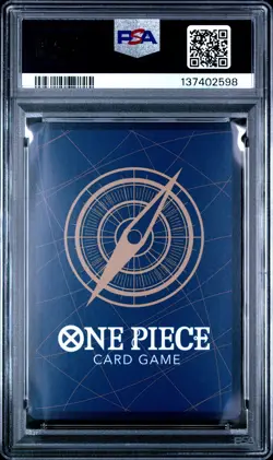 2025 ONE PIECE OP11-A FIST OF DIVINE SPEED #005 LUFFY-TAROU PSA 9 - Image 2
