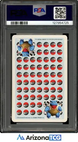 Pokemon 1998 Nidoran Female Pokemon Stadium Blue Playing Card Japanese PSA 8 - Image 2