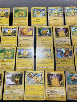 (30) Pikachu CARDS LOT VTG HOLO Raichu Stamped Red Cheeks Halloween 1999 - Image 3