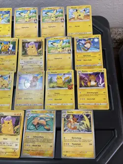 (30) Pikachu CARDS LOT VTG HOLO Raichu Stamped Red Cheeks Halloween 1999 - Image 4