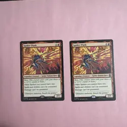 Spider-Punk Marvel's Spider-Man magic the gathering 2 Card Lot MT/NM - Image 1