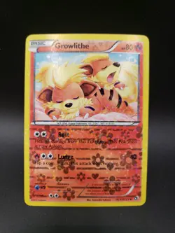 Growlithe RC4/RC25 LP Radiant Collection Legendary Treasures Pokemon Card 4/25 - Image 1