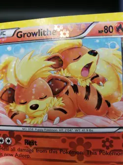Growlithe RC4/RC25 LP Radiant Collection Legendary Treasures Pokemon Card 4/25 - Image 2