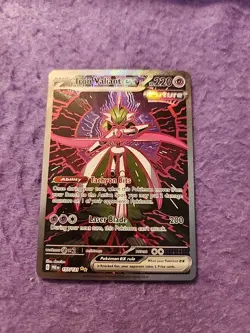 Pokemon TCG Prismatic Evolutions Iron Valiant EX Secret Rare Card 157/131 - Image 1