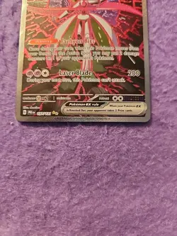 Pokemon TCG Prismatic Evolutions Iron Valiant EX Secret Rare Card 157/131 - Image 3