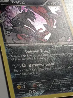 HOLO Yveltal RC16/RC32 LP - XY Generations Radiant Collection Pokemon Card - Image 2