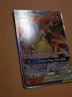 NM Charizard & Braixen GX Ultra Rare SM Cosmic Eclipse 22/236 Pokemon Card - Image 3
