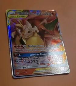 NM Charizard & Braixen GX Ultra Rare SM Cosmic Eclipse 22/236 Pokemon Card - Image 5
