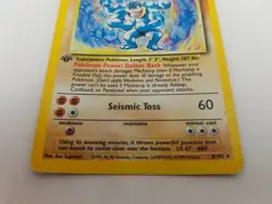 1st Edition Machamp 8/102 Base Set Holo Rare 1999 Pokemon Card - Image 3