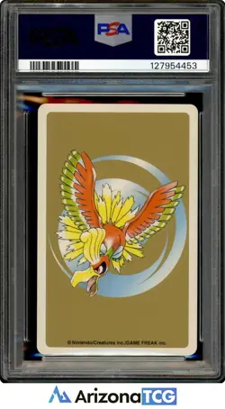 Pokemon 2000 Chikorita #152 Ace Of Clubs Pokemon Gold Playing Card PSA 9 - Image 2
