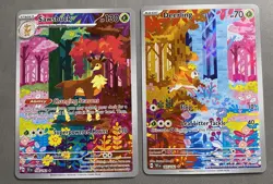 Ex [2 cards set] Deerling 073/071 Sawsbuck 074/071 AR sv5M Pokemon Card English - Image 1