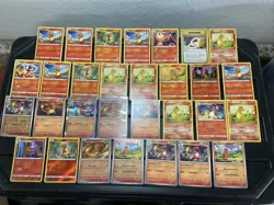 (30) CHARMANDER CHARIZARD CARDS LOT VTG HOLO Pokemon Spirit Go Stamped - Image 1