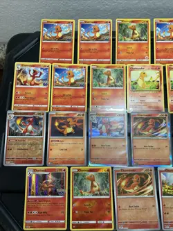 (30) CHARMANDER CHARIZARD CARDS LOT VTG HOLO Pokemon Spirit Go Stamped - Image 2
