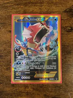 Pokemon TCG Gyarados EX 123/122 XY Breakpoint 2016 Full Art Holo Card - Image 1