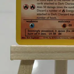 Pokemon TCG Dark Charizard 2000 Non-Holo Rare Card 21/82 - Image 5