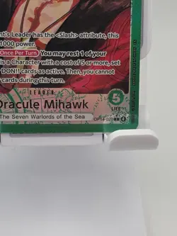 Dracule Mihawk OP14-020 Foil Card - One Piece CCG Alternate Art Leader - Image 3