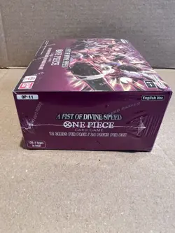 One Piece Card Game OP-11 A Fist of Divine Speed English Sealed Booster Box - Image 2