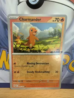 Charmander 004/165 - Pokemon 151 EB Games Promo - Unsealed- Pokemon TCG Card - Image 1