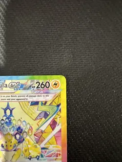 Pokemon TCG Galvantula EX Stellar Crown Holo Card 168/142 Sv07 - Image 2