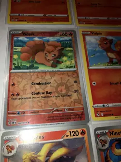 Lot of 17 Vulpix and Ninetales Pokemon Cards - Image 2