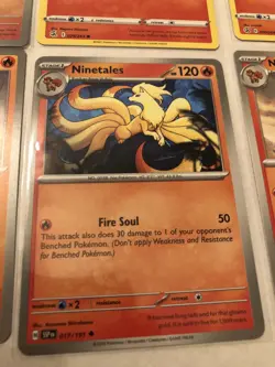 Lot of 17 Vulpix and Ninetales Pokemon Cards - Image 4