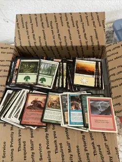 Around 3000 Magic The Gathering Cards Vtg Various Years Holo Sleeves Lot 1 - Image 1