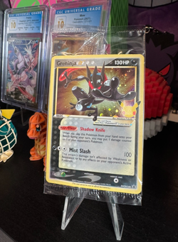 Pokemon GRENINJA Gold Star #SWSH144 Celebrations Black Star Promo Card SEALED - Image 1