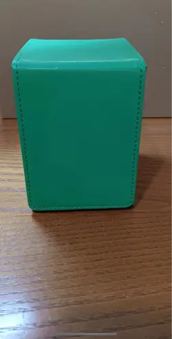 Ultra PRO Deck Box Alcove Leather Flip Card 100Cards Storage And Matching Sleeve - Image 1