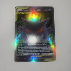 Pokemon Gengar & Mimikyu GX Ultra Rare TAG TEAM Holo Card Team Up 53/181 - Image 1