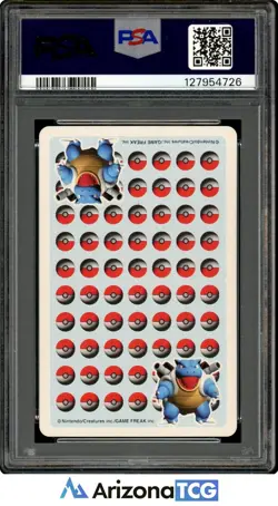 Pokemon 1998 Nidorina Queen of Diamonds Pokemon Stadium Blue Playing Card PSA 5 - Image 2