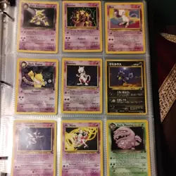 Pokemon Mewtwo Huge Binder Lot Of 180 Cards! Vintage Holo's WOTC 👽 - Image 1