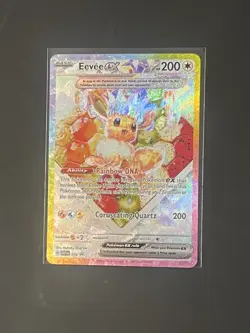 Pokemon Eevee TCG Prismatic Evolutions SPC Promo Card EX 174 - Image 1